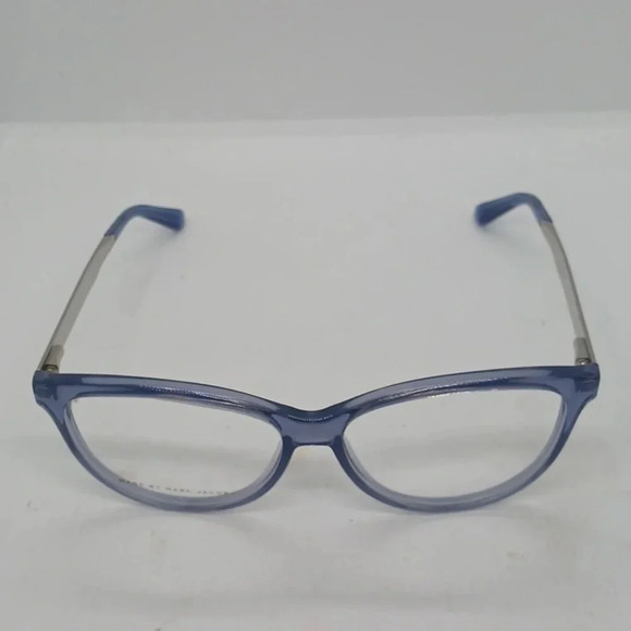 NWOT RX-ABLE MARC BY MARC JACOBS EYEGLASS FRAMES MMJ609 BLUE SILVER - Picture 2 of 5